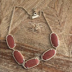 Kendra Scott burnt orange necklace